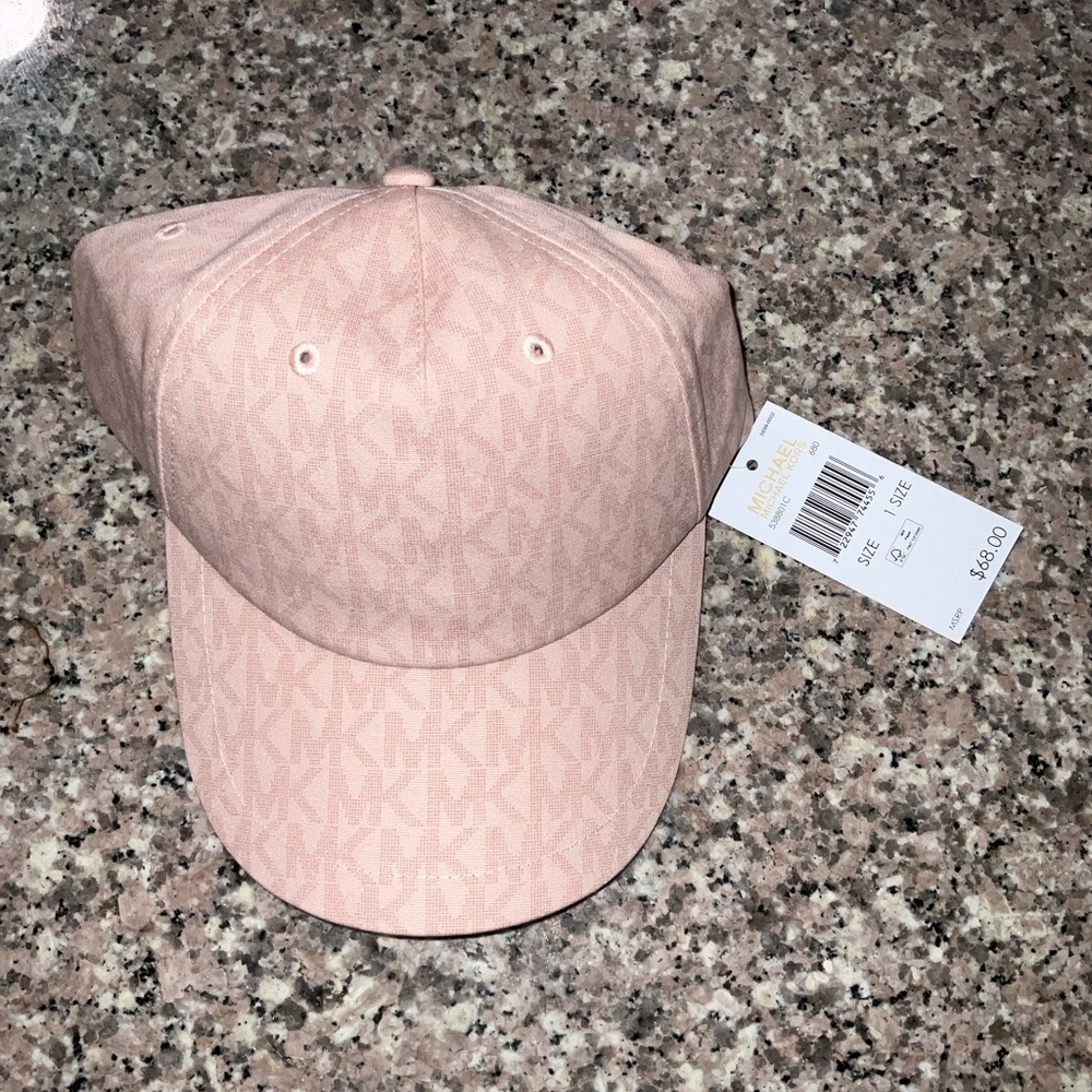 Michael Kors Blush Logo Baseball Cap